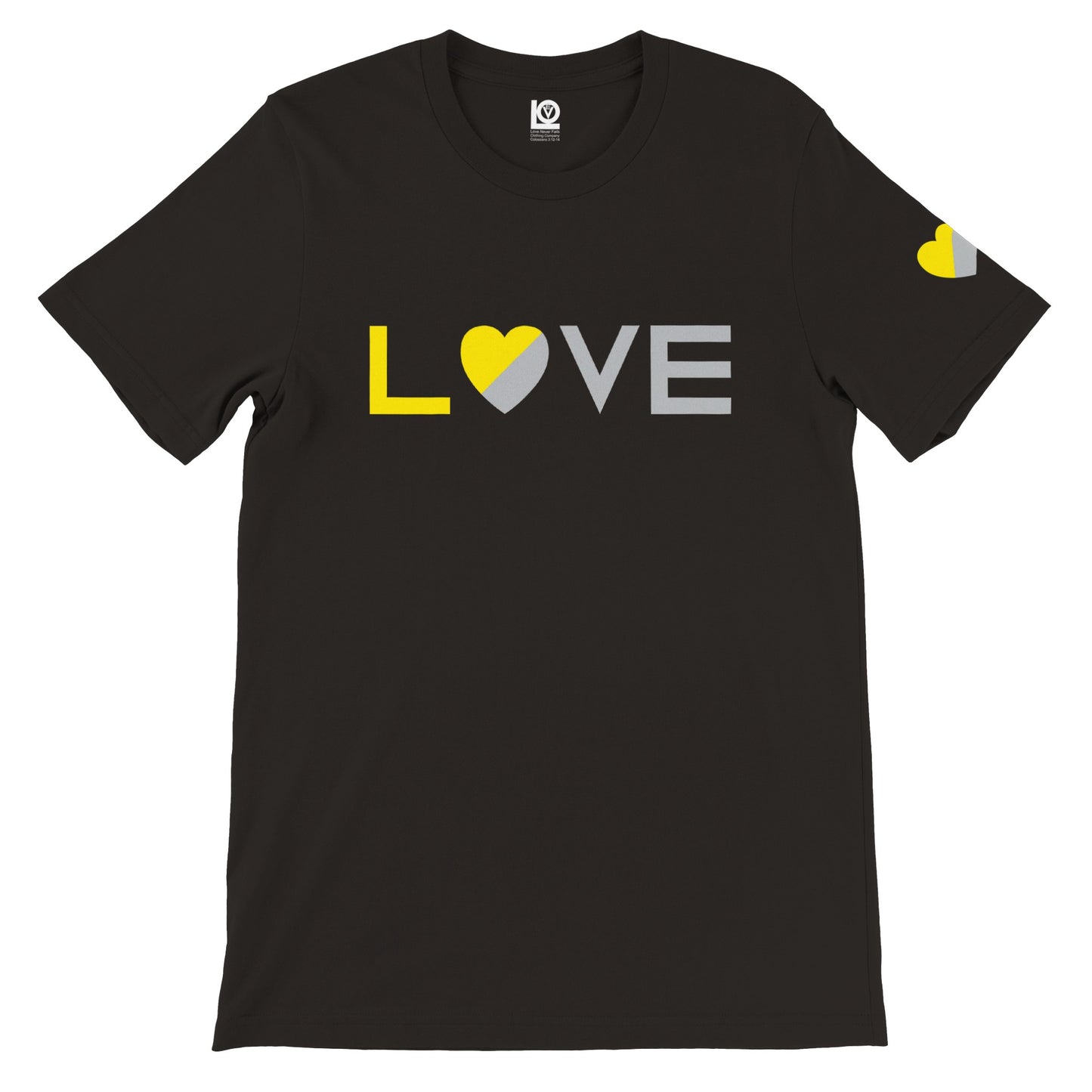 Divided Love Yellow Grey T-shirt Men's