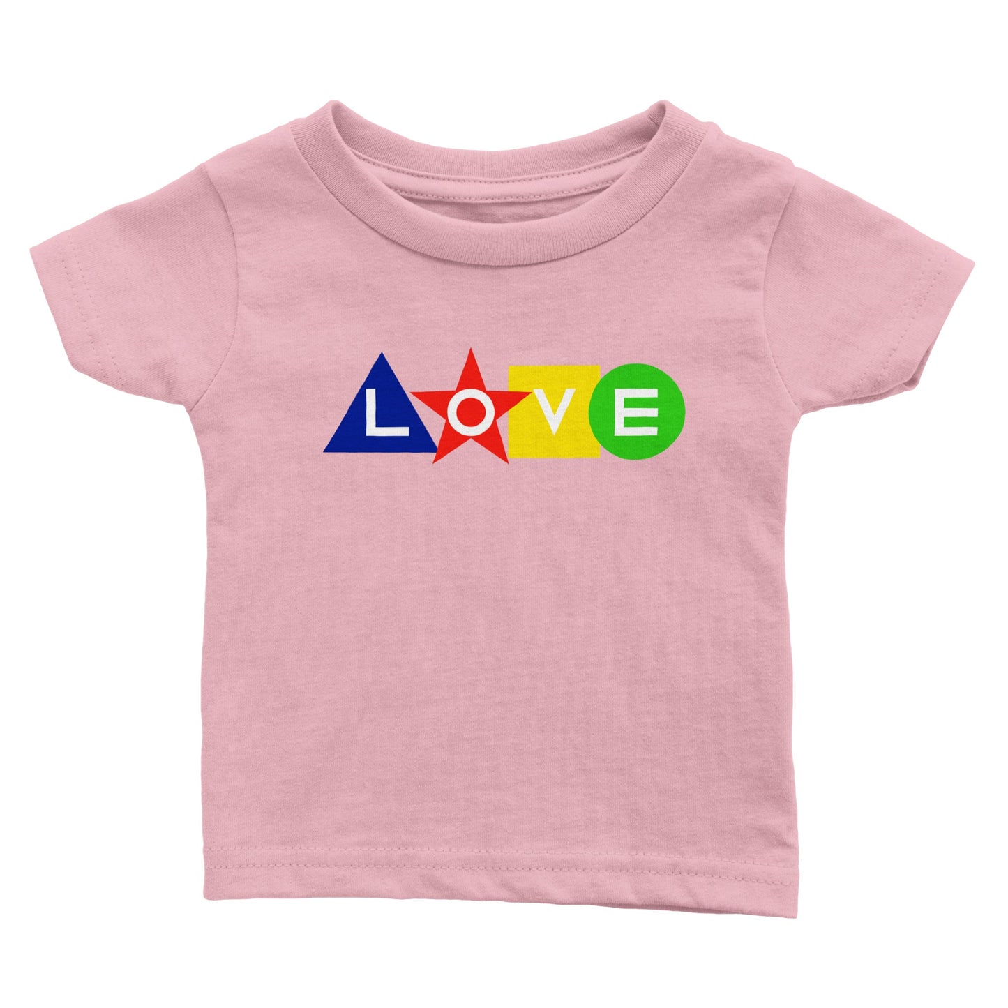 Shapes Love Colorful T-shirt Baby