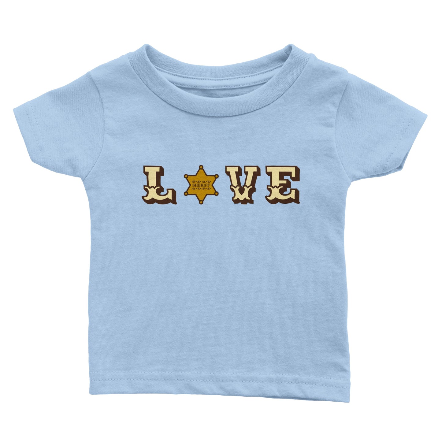 Sheriff Love T-shirt Baby